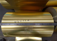 آلومینیوم اپوکسی رزین هیدروفوبی فویل A8011- O رنگ طلایی استفاده از تهویه مطبوع