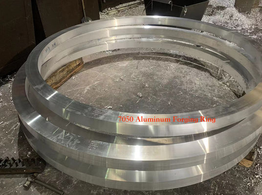 7050 T6 A97050 AlZn6CuMgZr A7050 EN AW-7050 AlZn6CuMgZr حلقه های جعل شده بزرگ